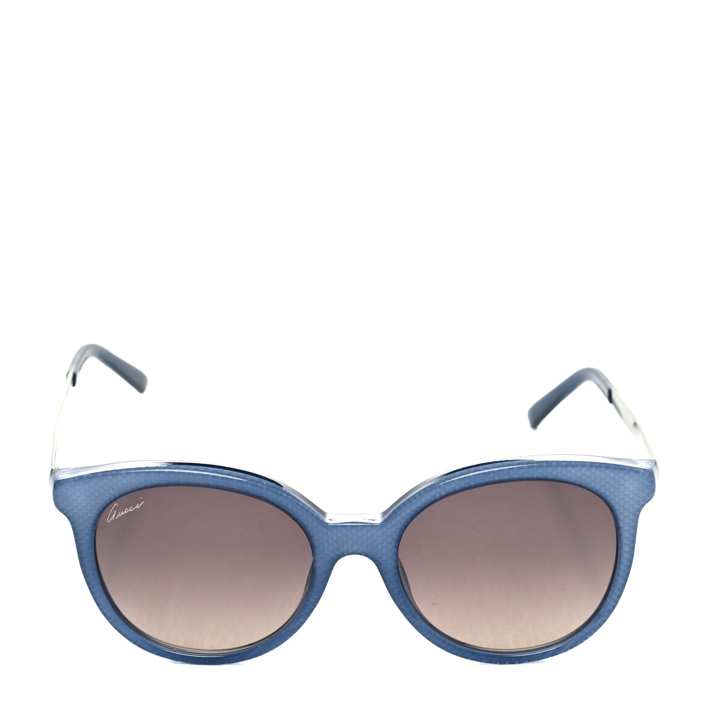 Acetate Embossed Round Sunglasses GG3674/S Blue