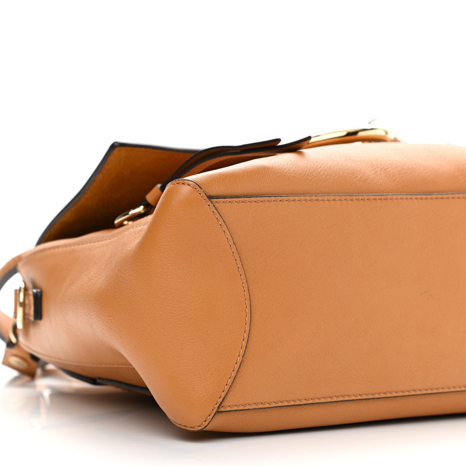 Chloe Calfskin Small Faye Day Shoulder Bag Tan 8 of 9
