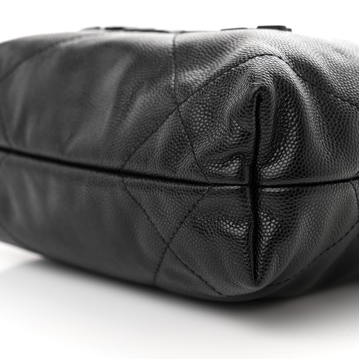 Chanel Shiny Caviar Quilted Monochrome Mini Chanel 22 Black 10 of 10