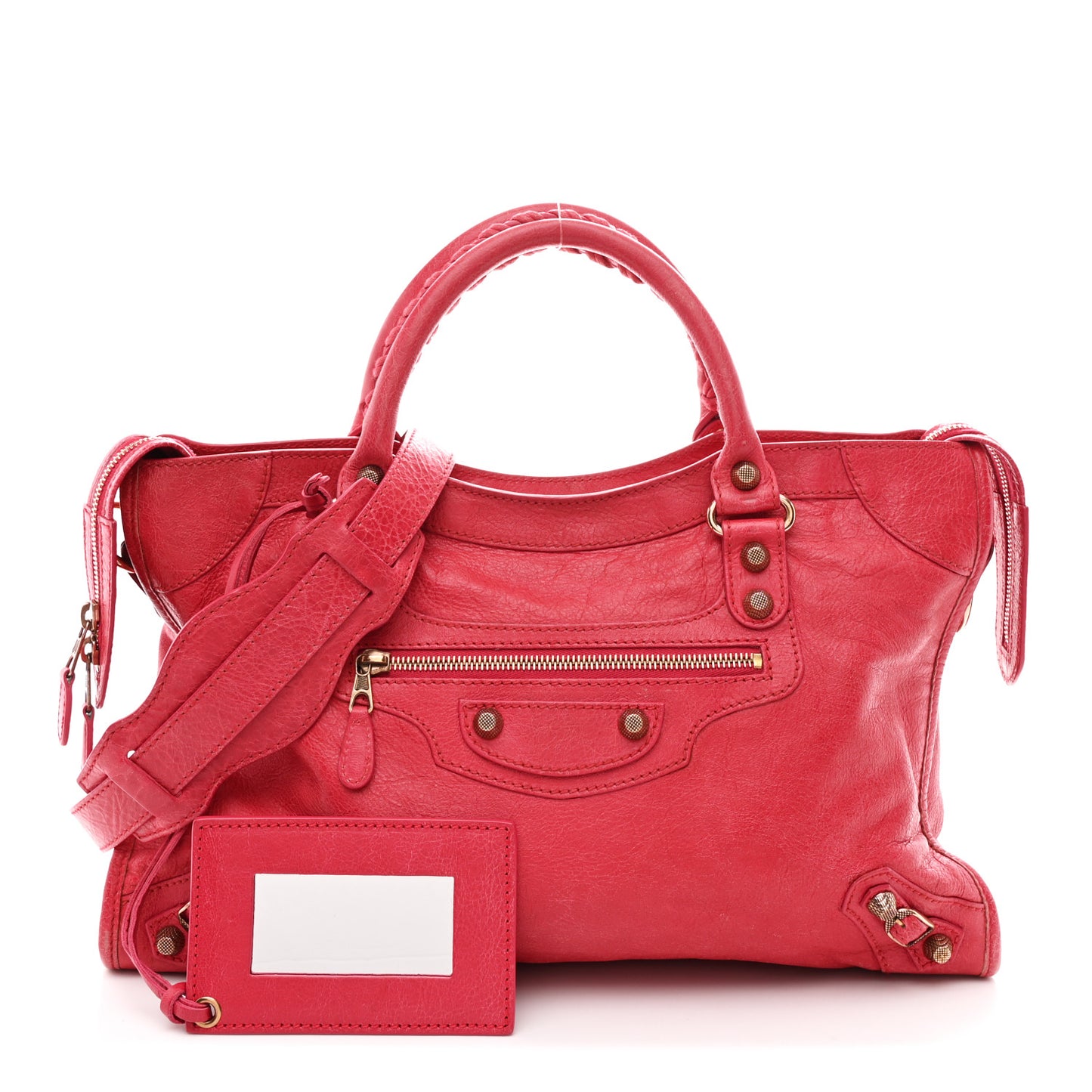 Agneau Giant 12 Rose Gold Hardware City Rose Thulian