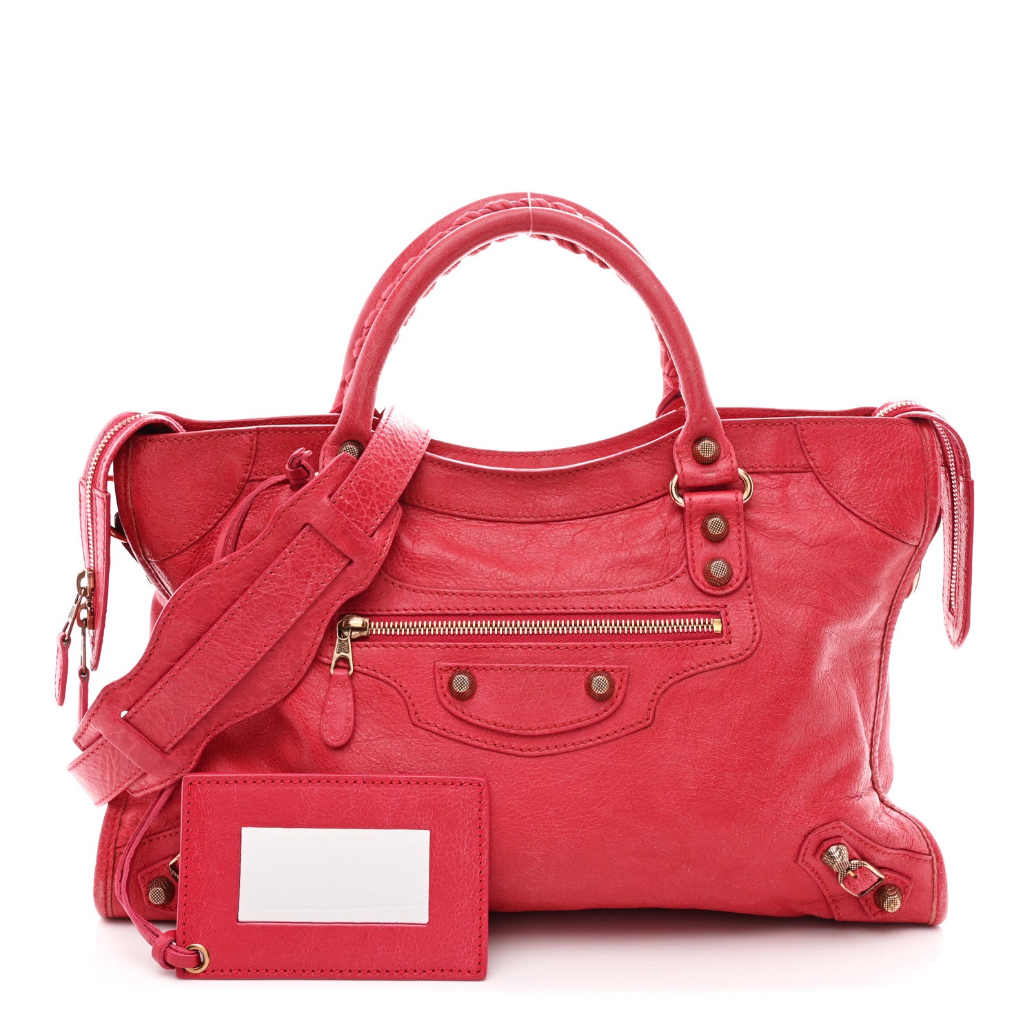 Balenciaga Agneau Giant 12 Rose Gold Hardware City Rose Thulian 3 of 11