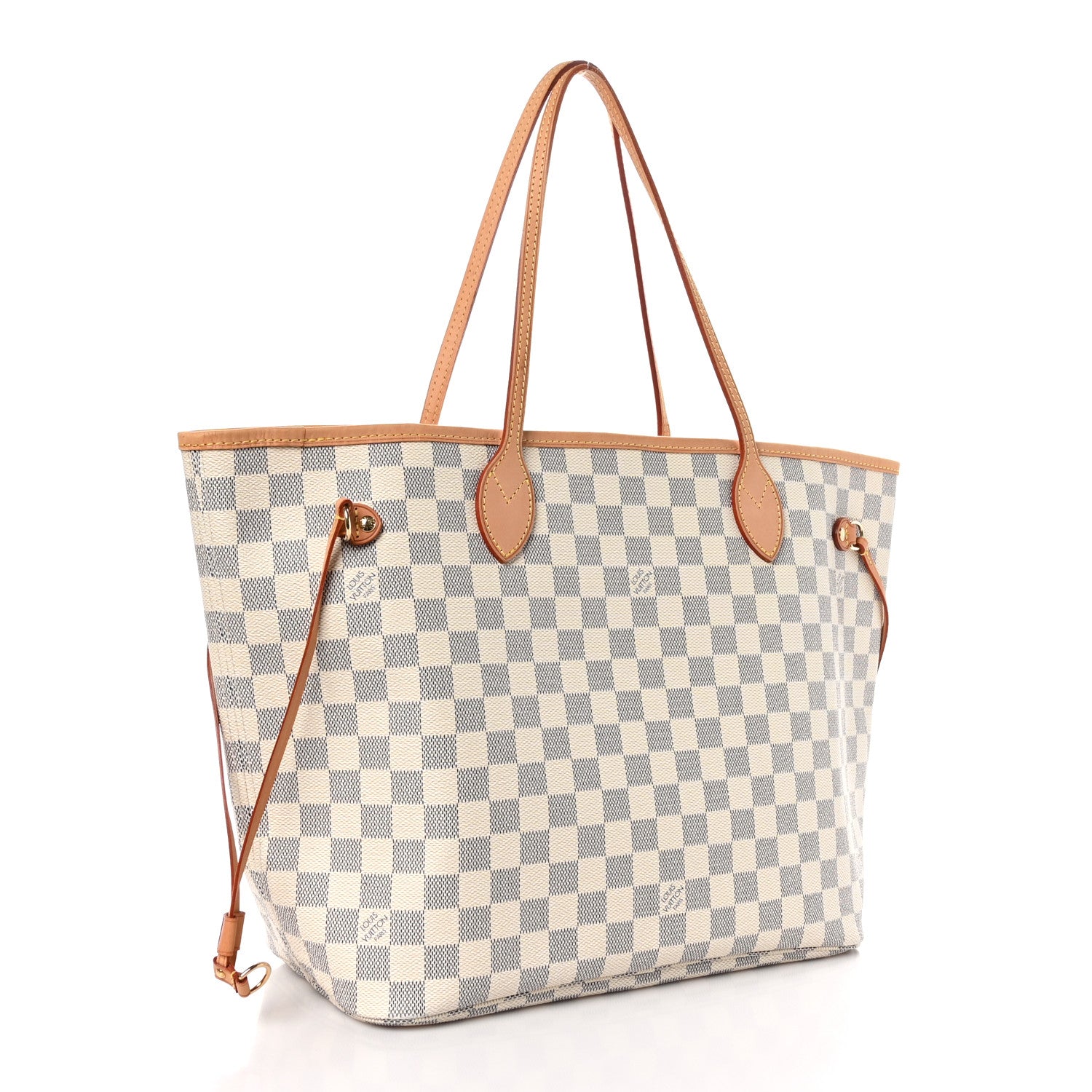 Louis Vuitton Damier Azur Neverfull MM 3 of 9