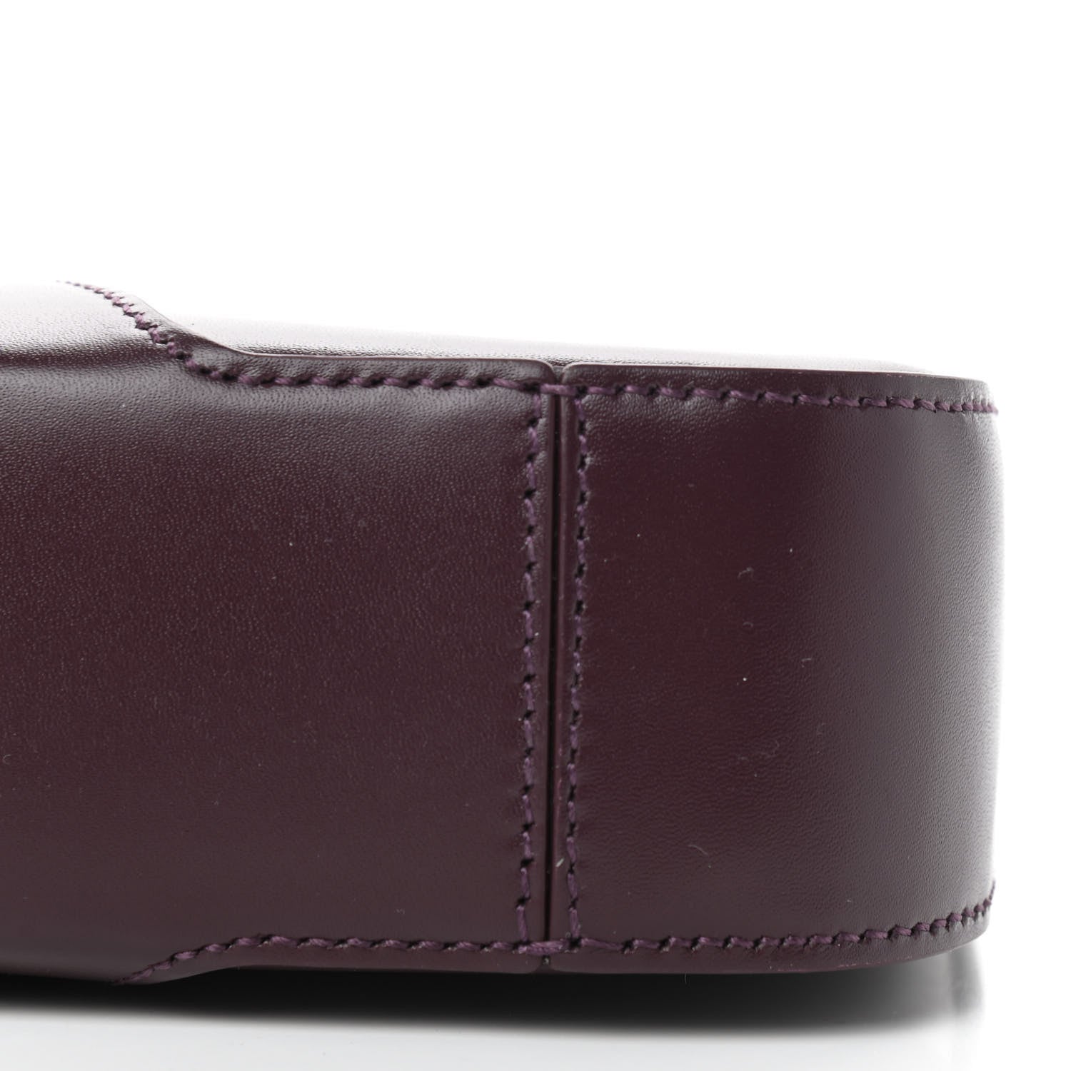 Burberry Smooth Calfskin TB Shoulder Bag Deep Maroon 7 of 10