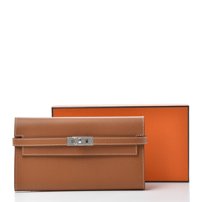 Hermes Epsom Kelly Longue Wallet Gold 8 of 8