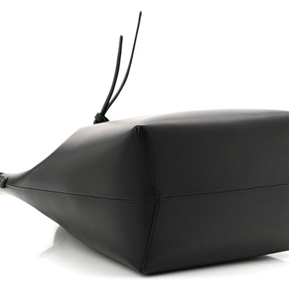 Mansur Gavriel Vegetable Tanned Calfskin Bucket Bag Black Flamma 10 of 11