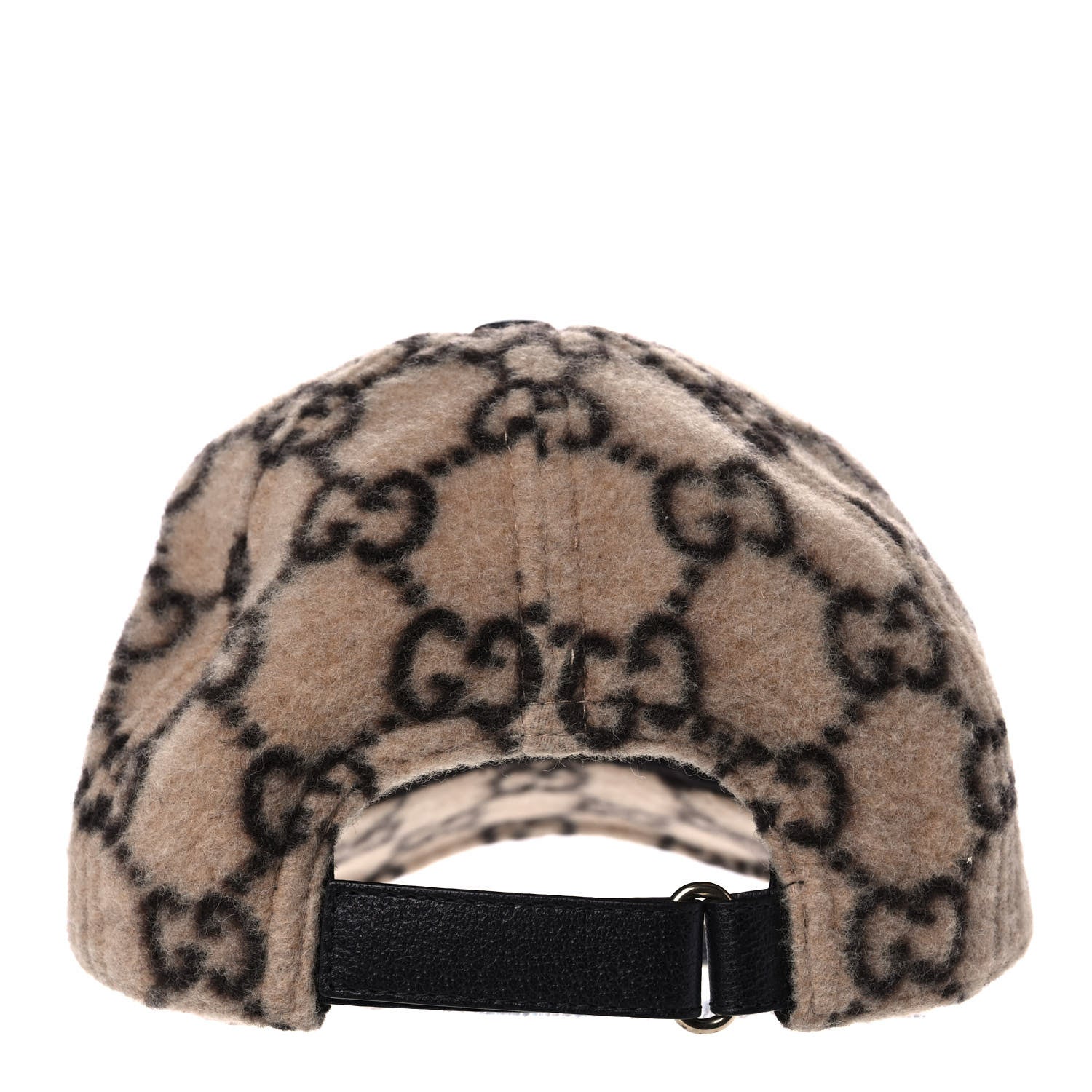 Gucci Covered Wool GG Monogram Baseball Hat L Beige Ebony 5 of 8