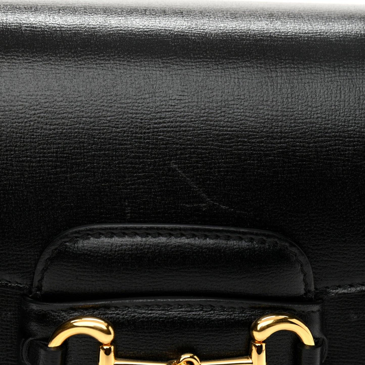 Azalea Calfskin Horsebit 1955 Shoulder Bag Black