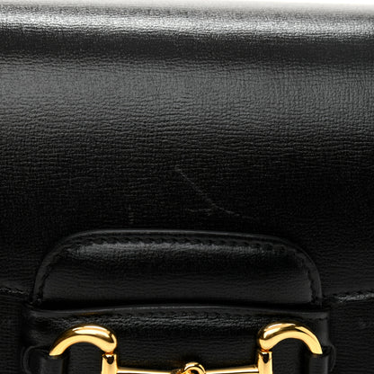 Gucci Azalea Calfskin Horsebit 1955 Shoulder Bag Black 11 of 13