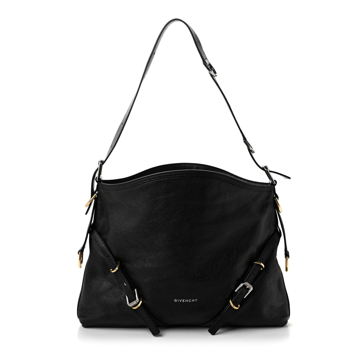 Calfskin Medium Voyou Bag Black