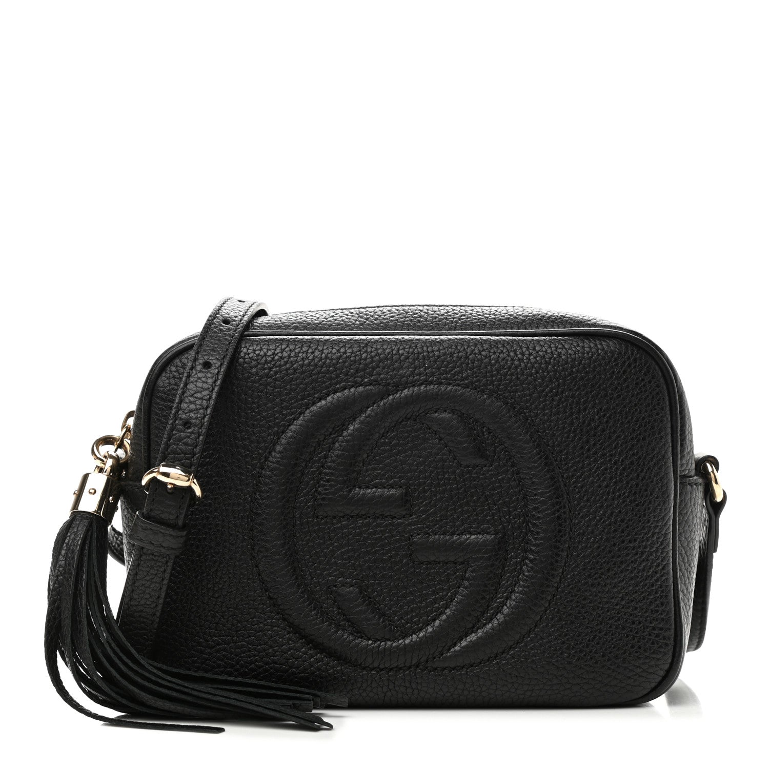 Gucci Pebbled Calfskin Small Soho Disco Bag Black 1 of 12