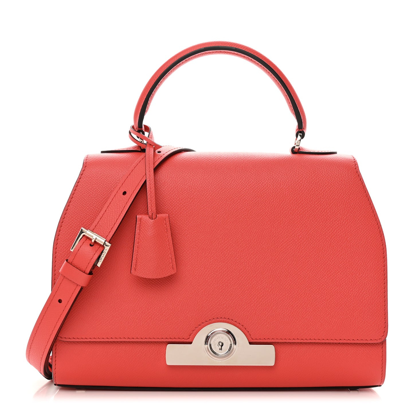 Carat Calfskin Rejane PM Coral