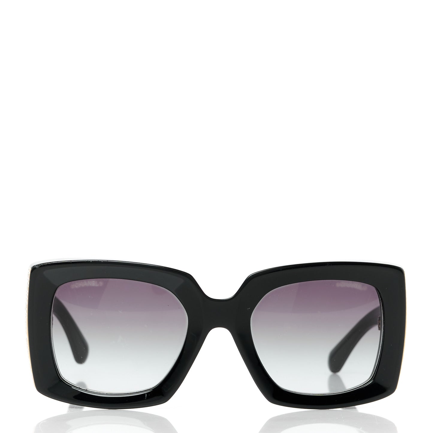Acetate Rectangle Sunglasses 5435 Black