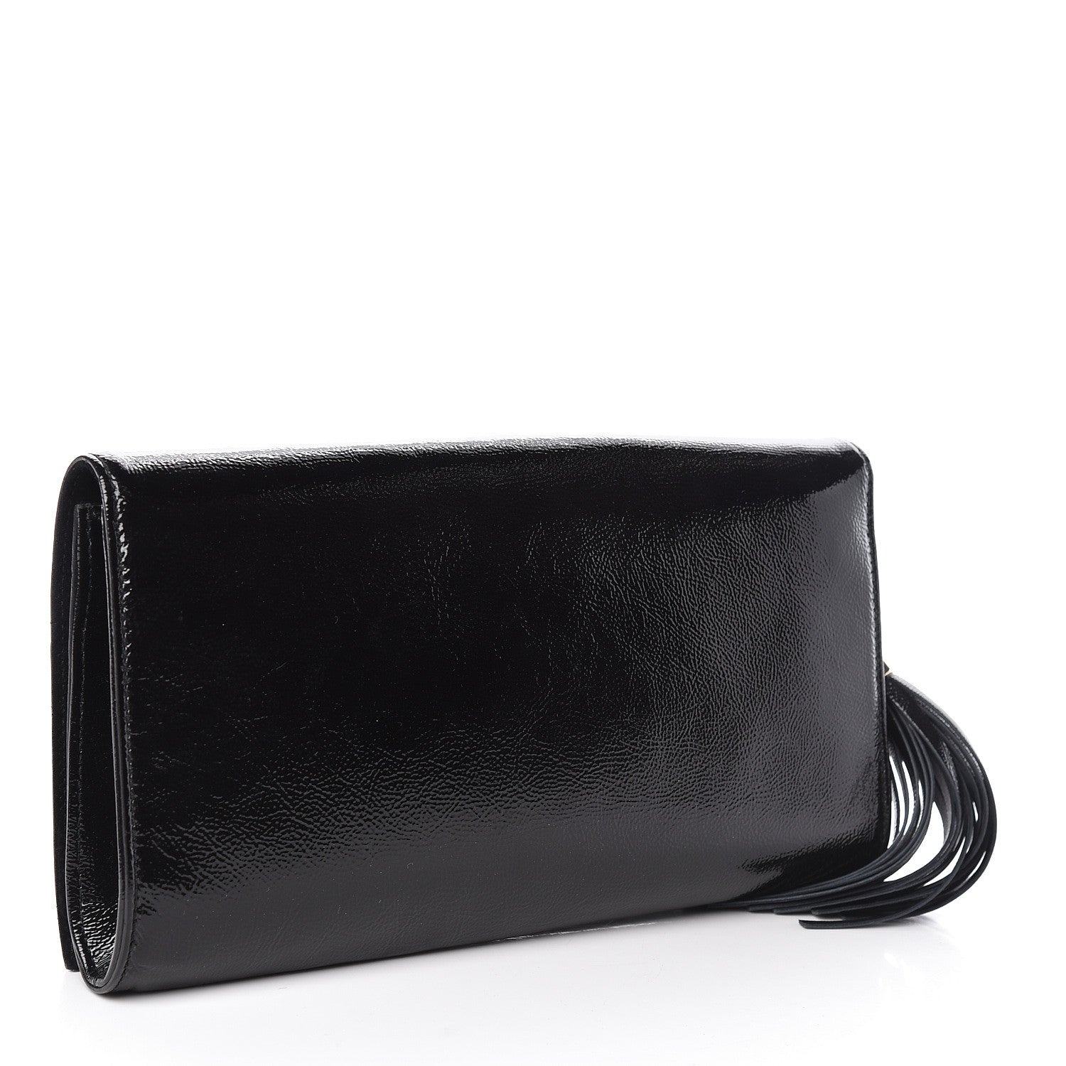 Gucci Soft Patent Medium Soho Clutch Black 3 of 7
