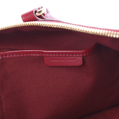 Burberry Haymarket Check Medium Salisbury Tote Military Red 6 of 12