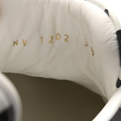 Louis Vuitton LV X YK Calfskin Printed Infinity Dots Time Out Sneakers 38.5 White 8 of 8