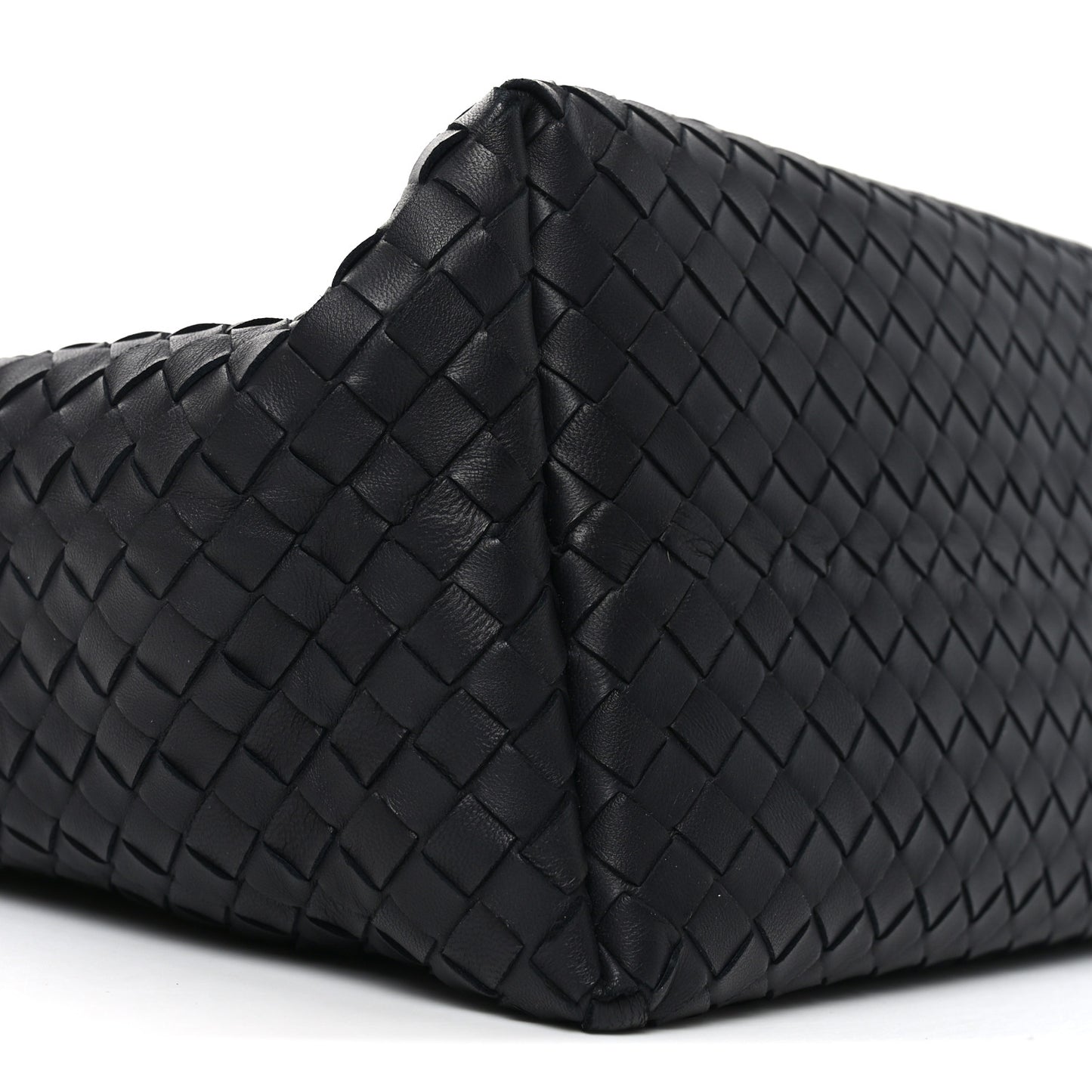 Nappa Intrecciato Medium Garda Bag Black