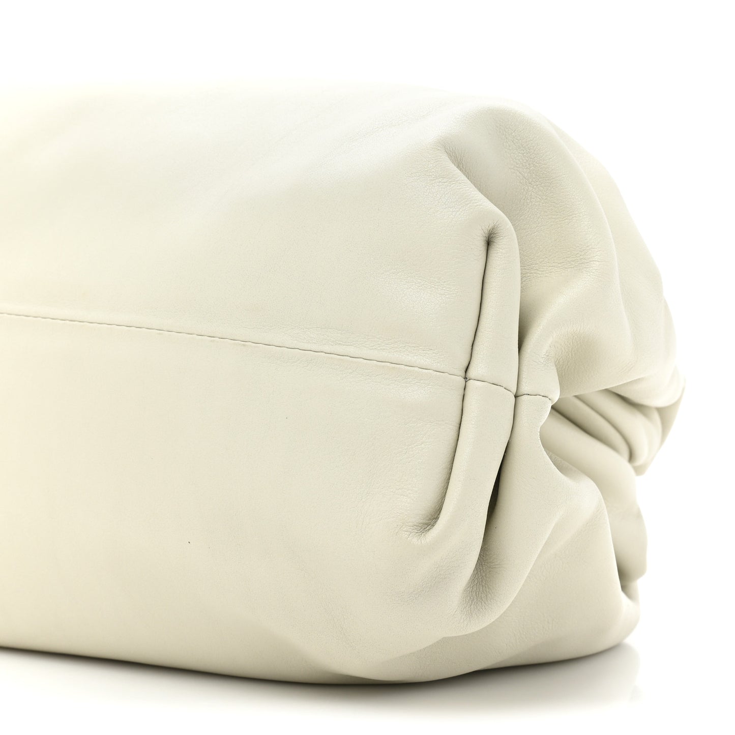Smooth Butter Calf The Pouch Oversized Clutch Plaster