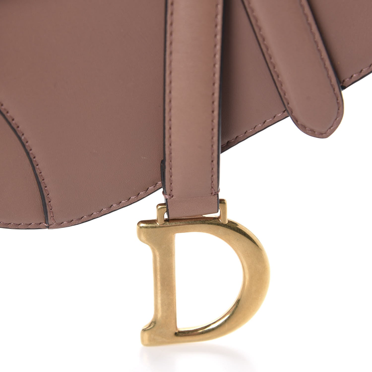 Christian Dior Calfskin Mini Saddle Bag Taupe 10 of 10