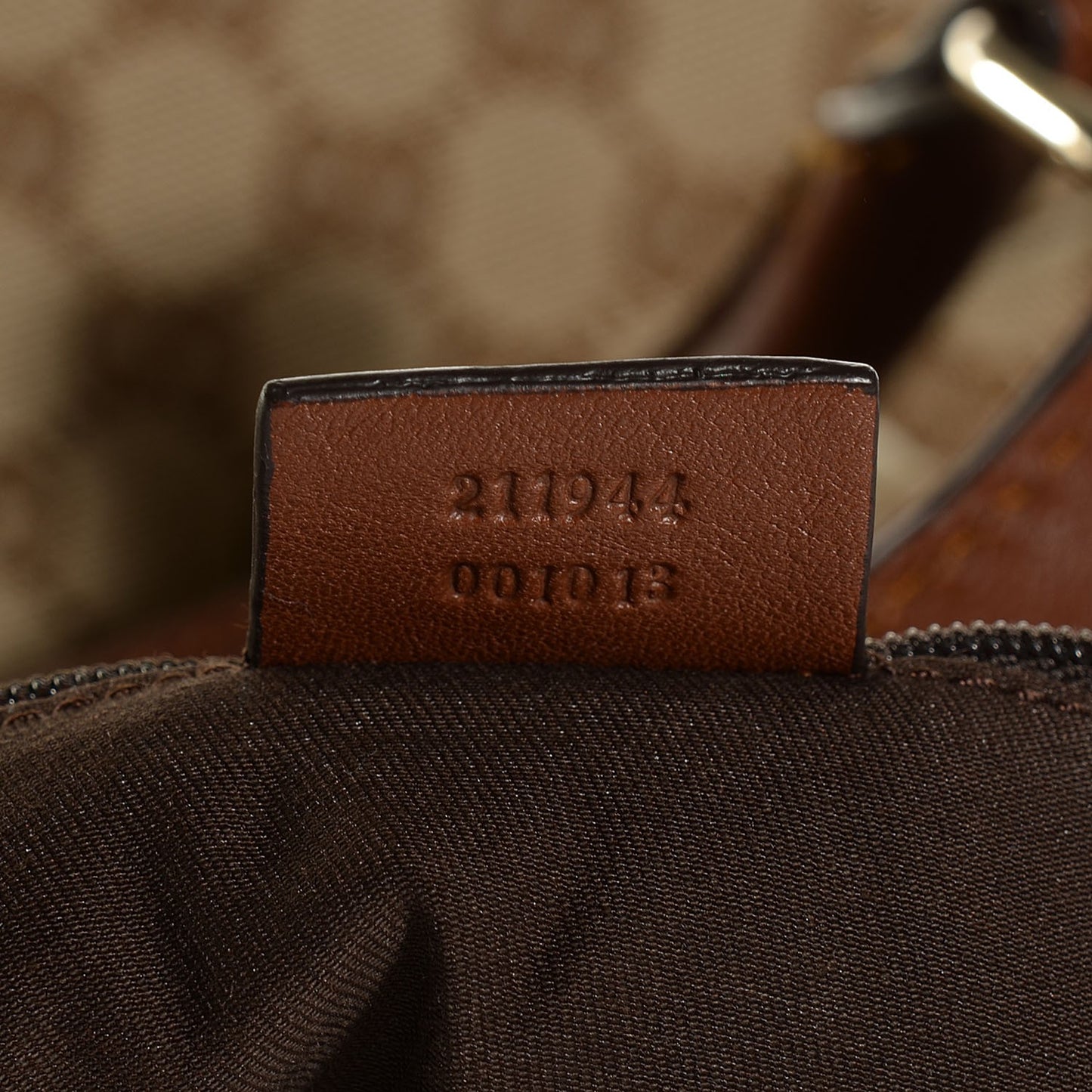 Monogram Medium Sukey Tote Brown