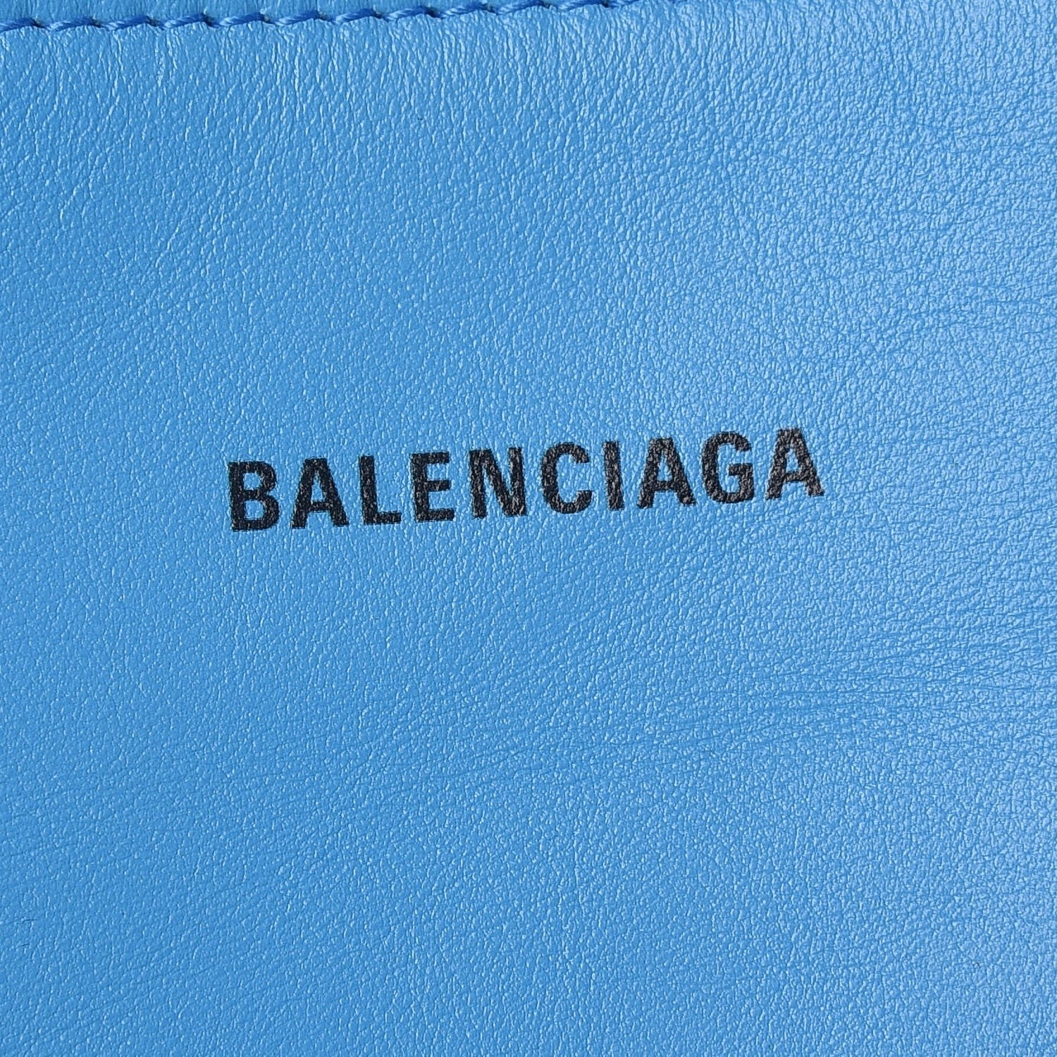 Balenciaga Calfskin Kittens Market Shopper Turquoise 9 of 12
