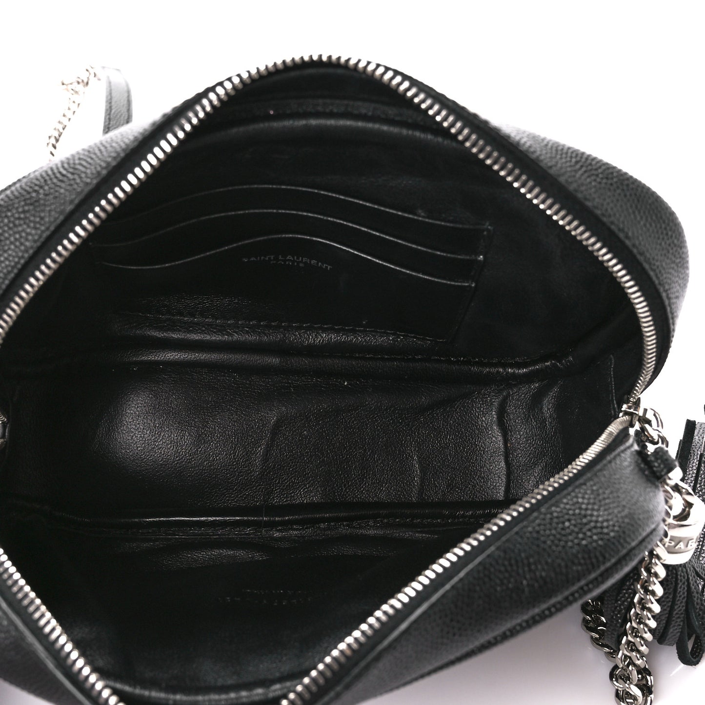 Grain De Poudre Matelasse Monogram Mini Lou Camera Bag Black