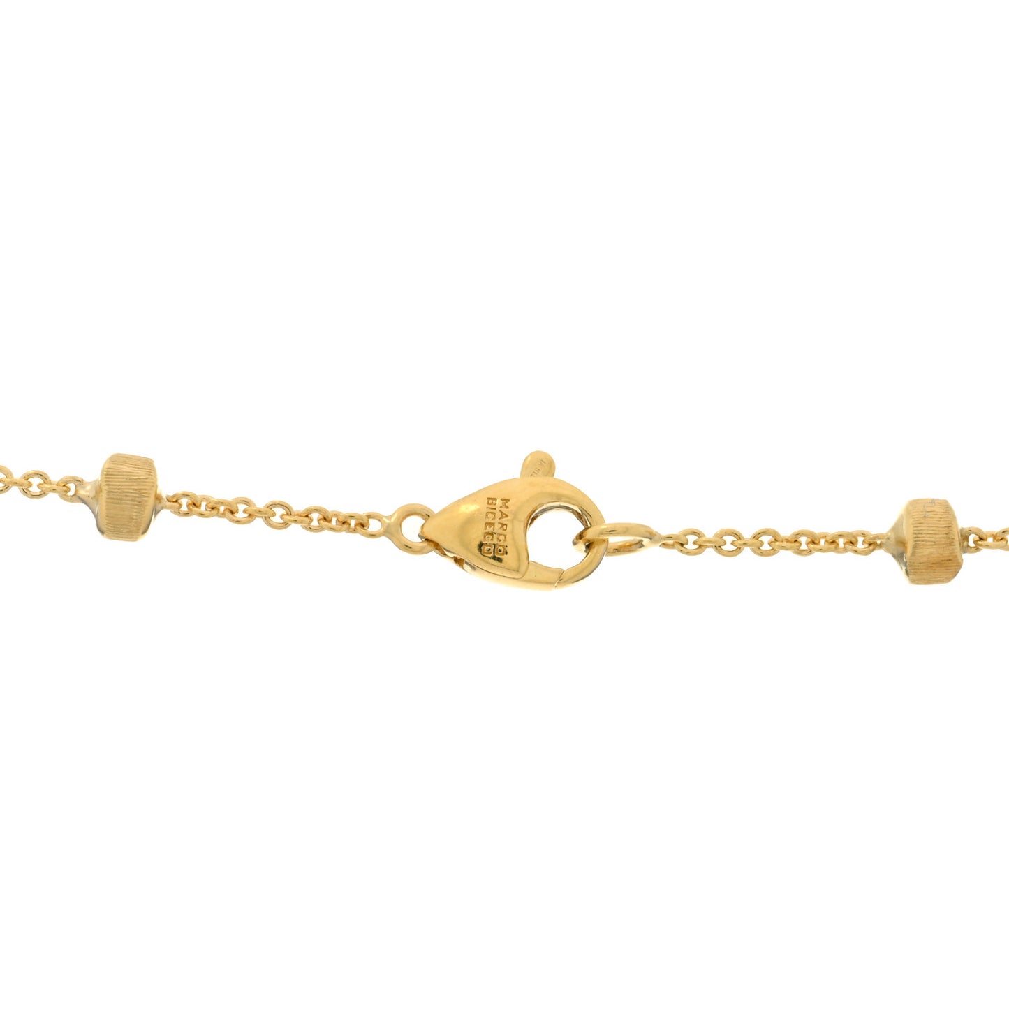 18K Yellow Gold Multi Gemstone Paradise Station Necklace