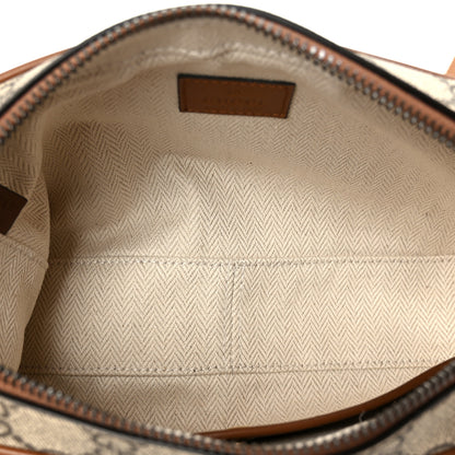 Gucci GG Supreme Monogram Mini Camera Bag Beige Ebony Old Sundial 5 of 11