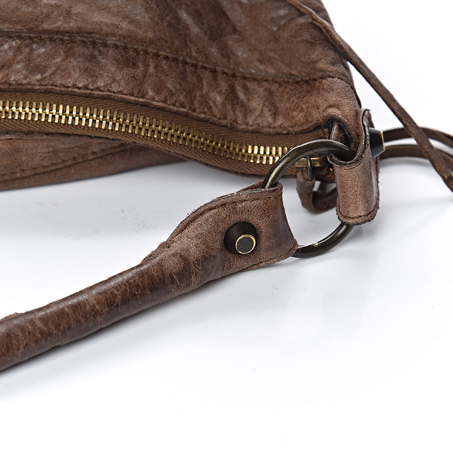 Balenciaga Agneau Classic Hardware Day Hobo Sienna 14 of 19