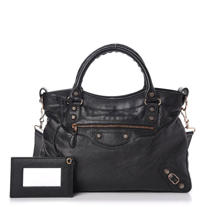 Balenciaga Agneau Giant 12 Rose Gold Hardware Town Black 1 of 7
