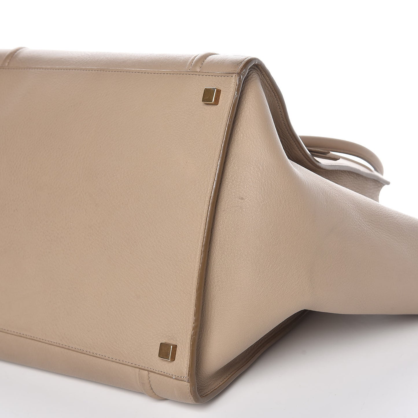 Supple Calfskin Medium Phantom Luggage Beige