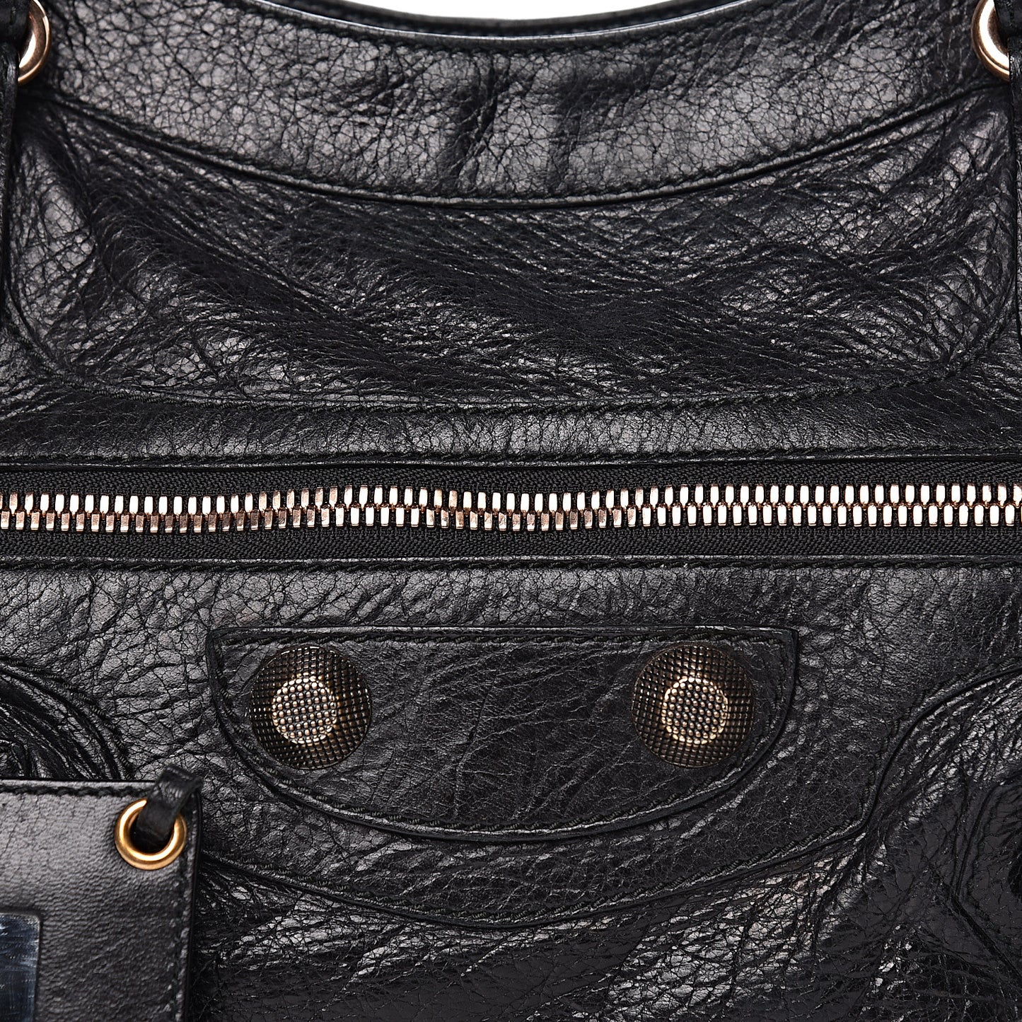 Agneau Giant 21 Rose Gold Hardware City Black