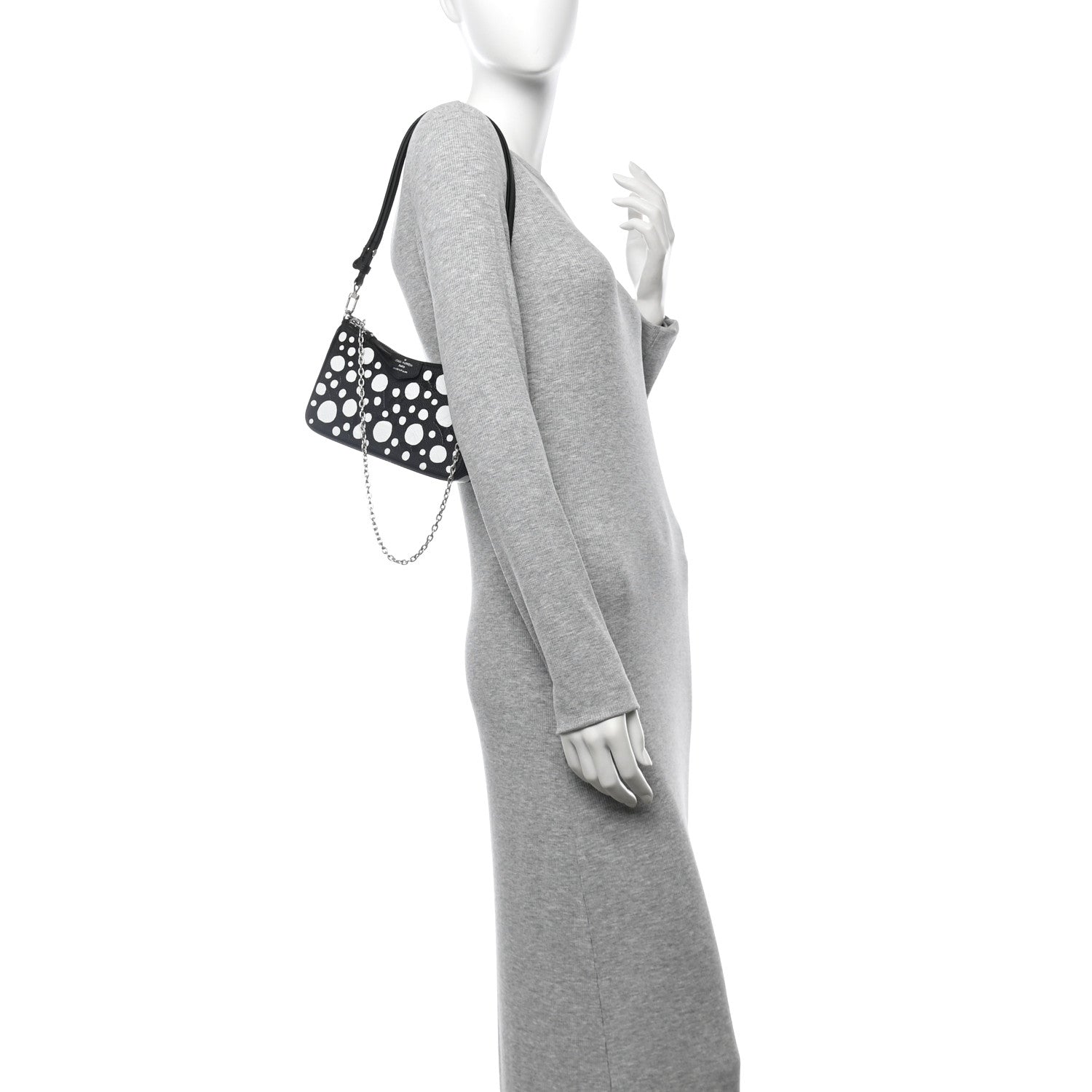 Louis Vuitton LV X YK Empreinte Easy Pouch On Strap Black White 2 of 9