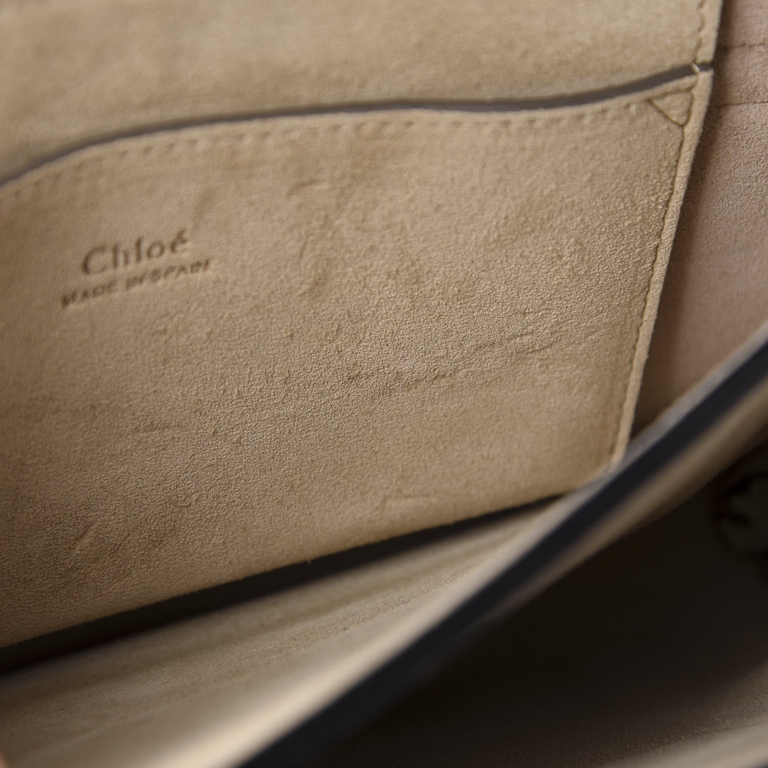 Chloe Suede Calfskin Small Faye Shoulder Bag Black 10 of 12
