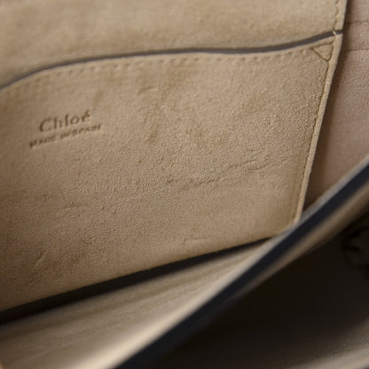 Chloe Suede Calfskin Small Faye Shoulder Bag Black 10 of 12