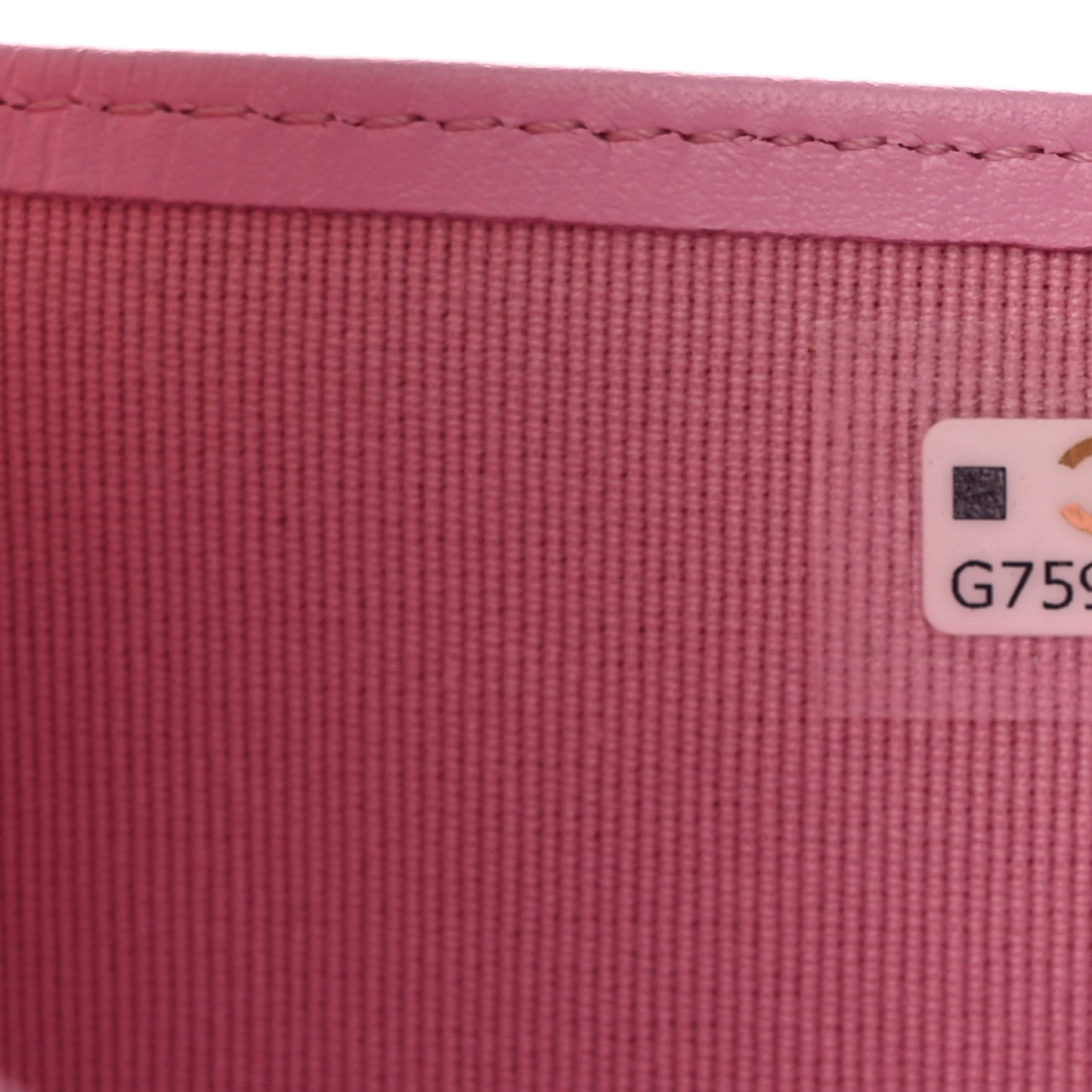 Caviar Quilted Compact Flap Wallet Pink