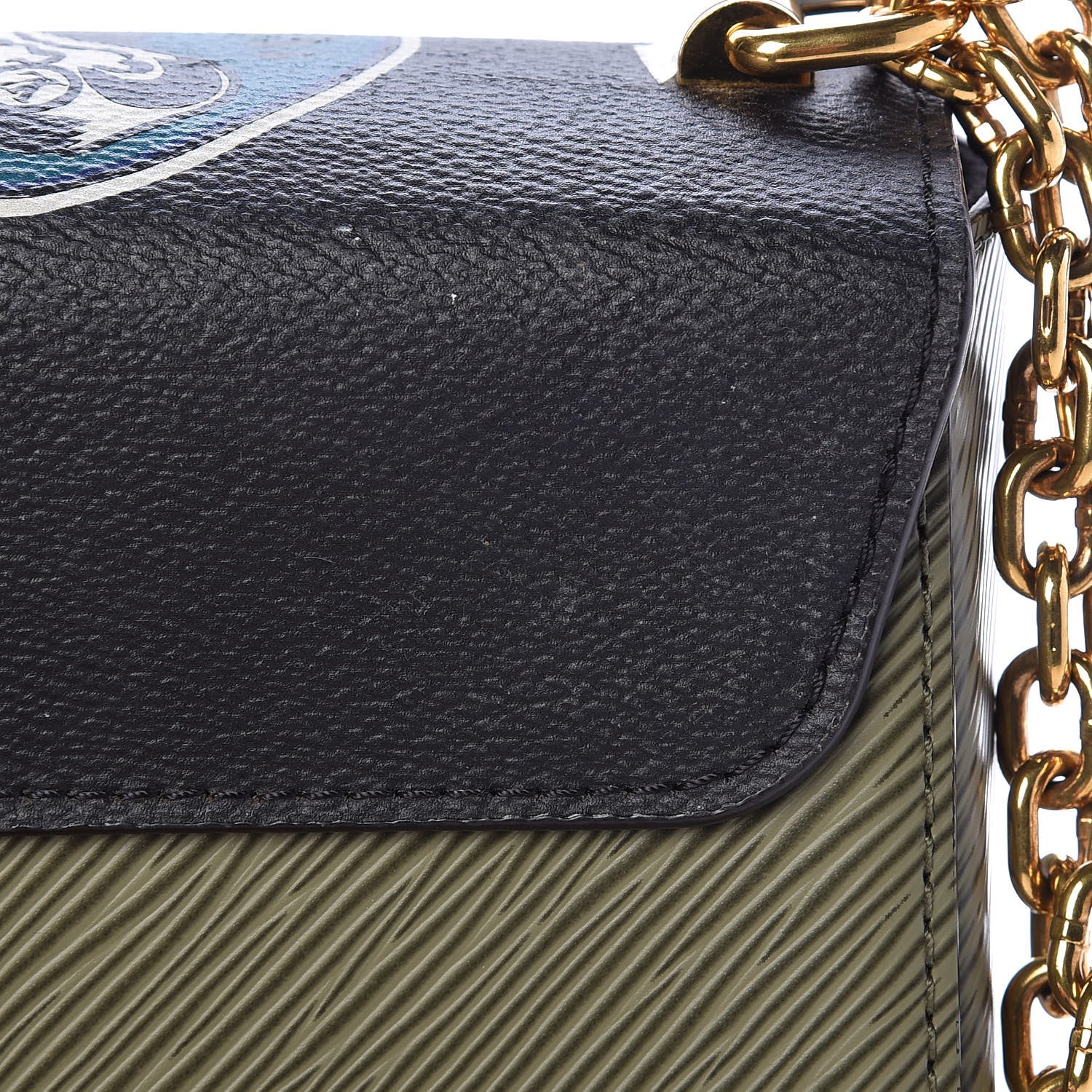 Louis Vuitton Epi Monogram Kabuki Twist Shoulder Bag MM Green 10 of 12