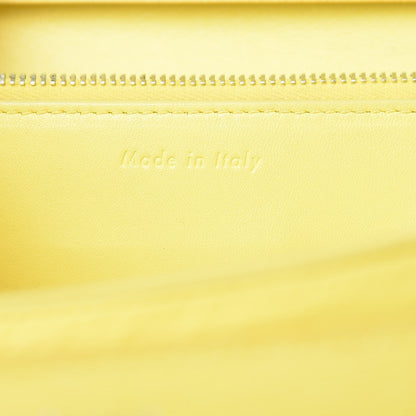 Celine Liege Calfskin Medium Classic Box Flap Bag Fluo Yellow 7 of 13