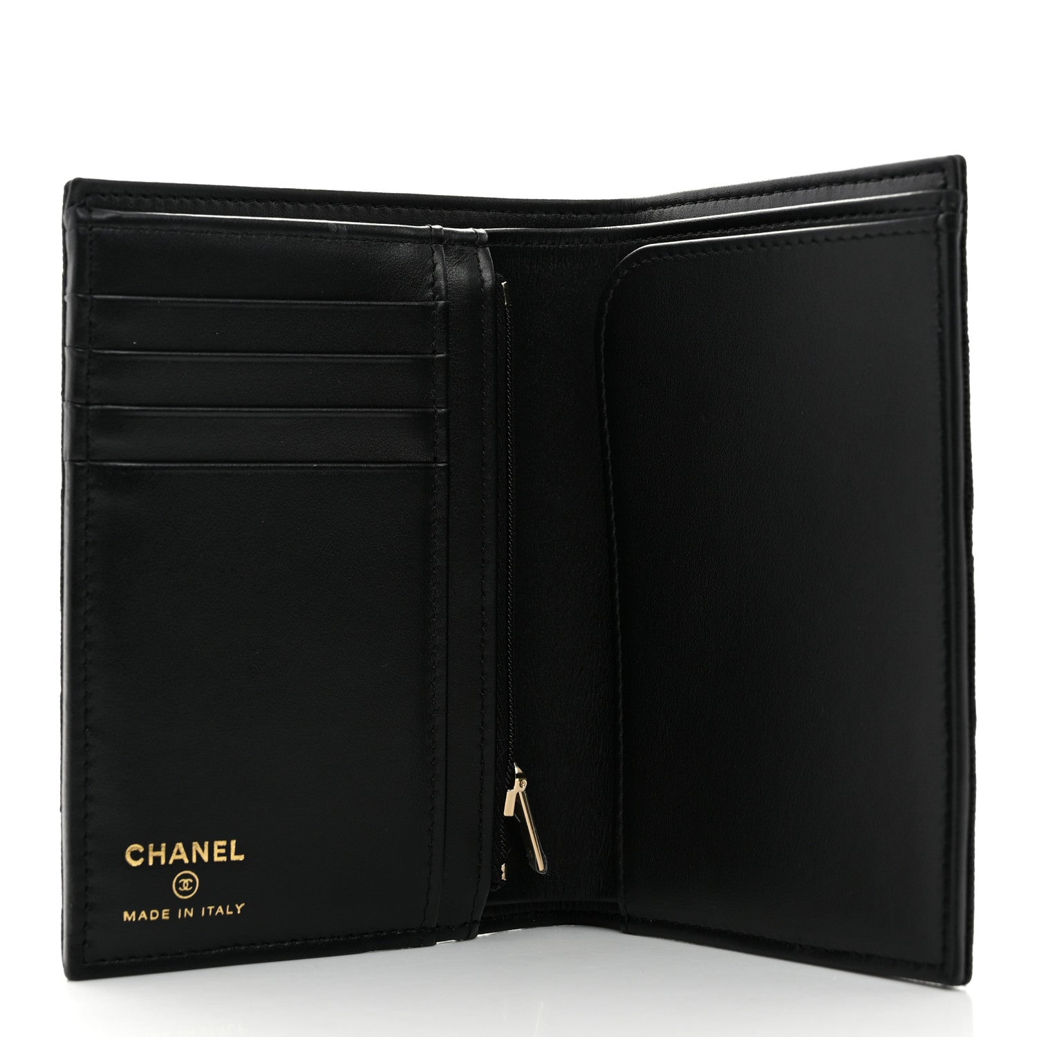 Chanel Caviar Quilted CC Passport Holder Black 5 of 8
