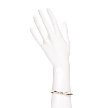 David Yurman 18K Yellow Gold Continuance Center Twist Bracelet 2 of 7