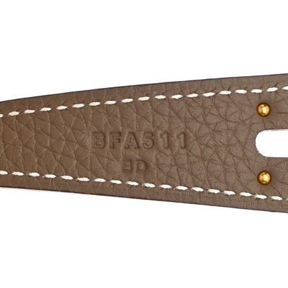 Hermes Taurillon Clemence Lindy 30 Etoupe 7 of 11