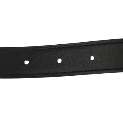 Hermes Swift Epsom 24mm Mini Constance H Belt 85 Black Etoupe 3 of 5