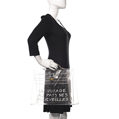 Hermes Vinyl Souvenir De L'Exposition Kelly Transparent 2 of 11