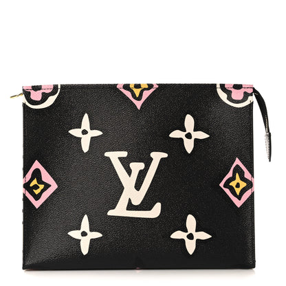 Louis Vuitton Monogram Giant Wild At Heart Toiletry Pouch 26 Black 1 of 9