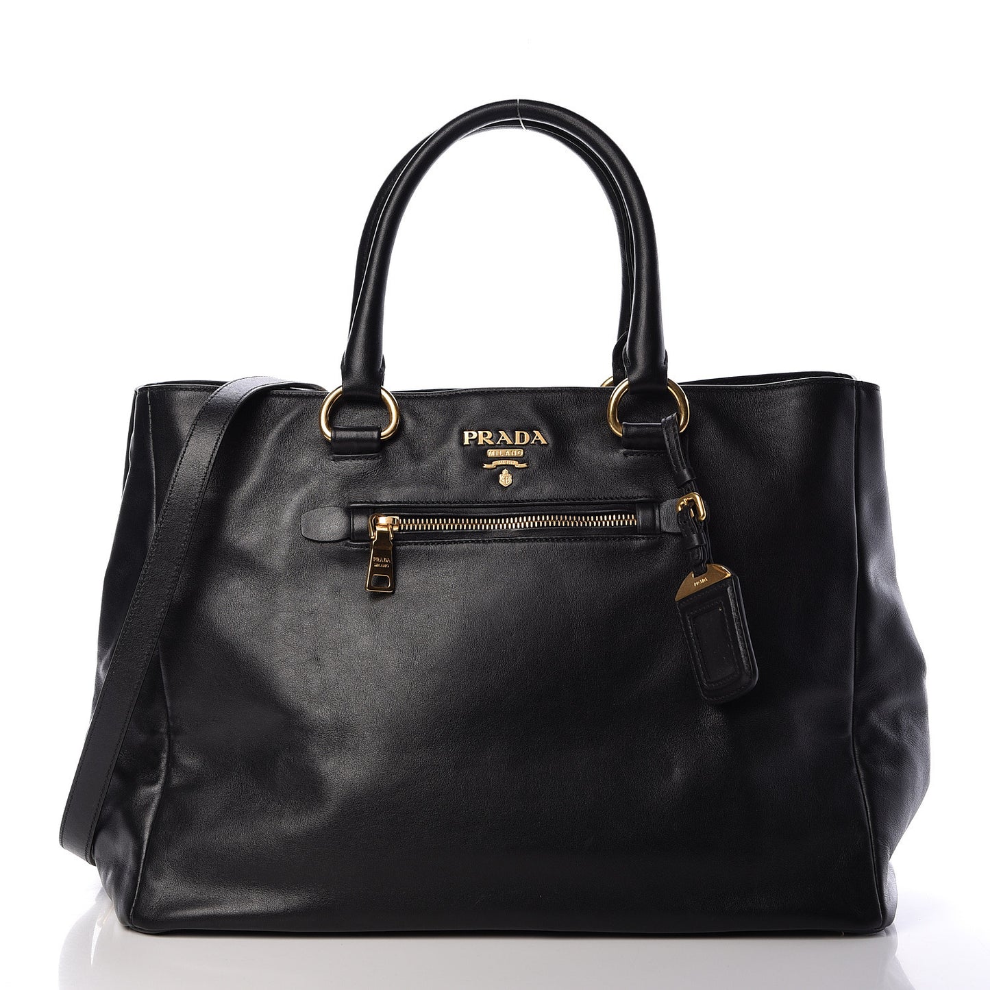 Soft Calf Tote Black