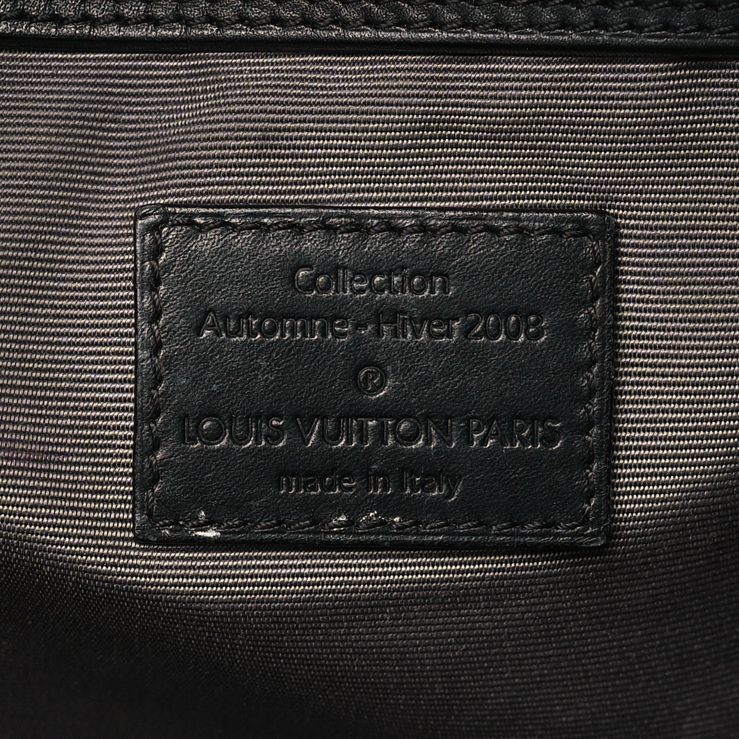 Louis Vuitton Calfskin Embossed Speedy Cube 30 Black 6 of 11