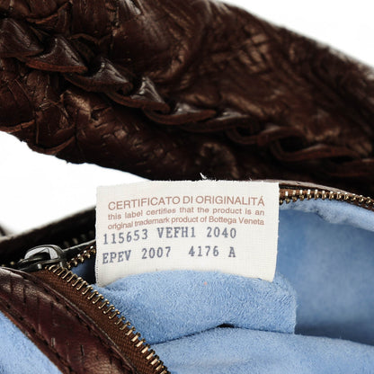 Bottega Veneta Intagli Intrecciato Medium Veneta Hobo Ebano 7 of 7