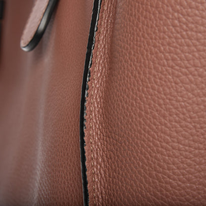 Valentino Garavani Grained Calfskin To Be Cool Tote Brownish 11 of 11