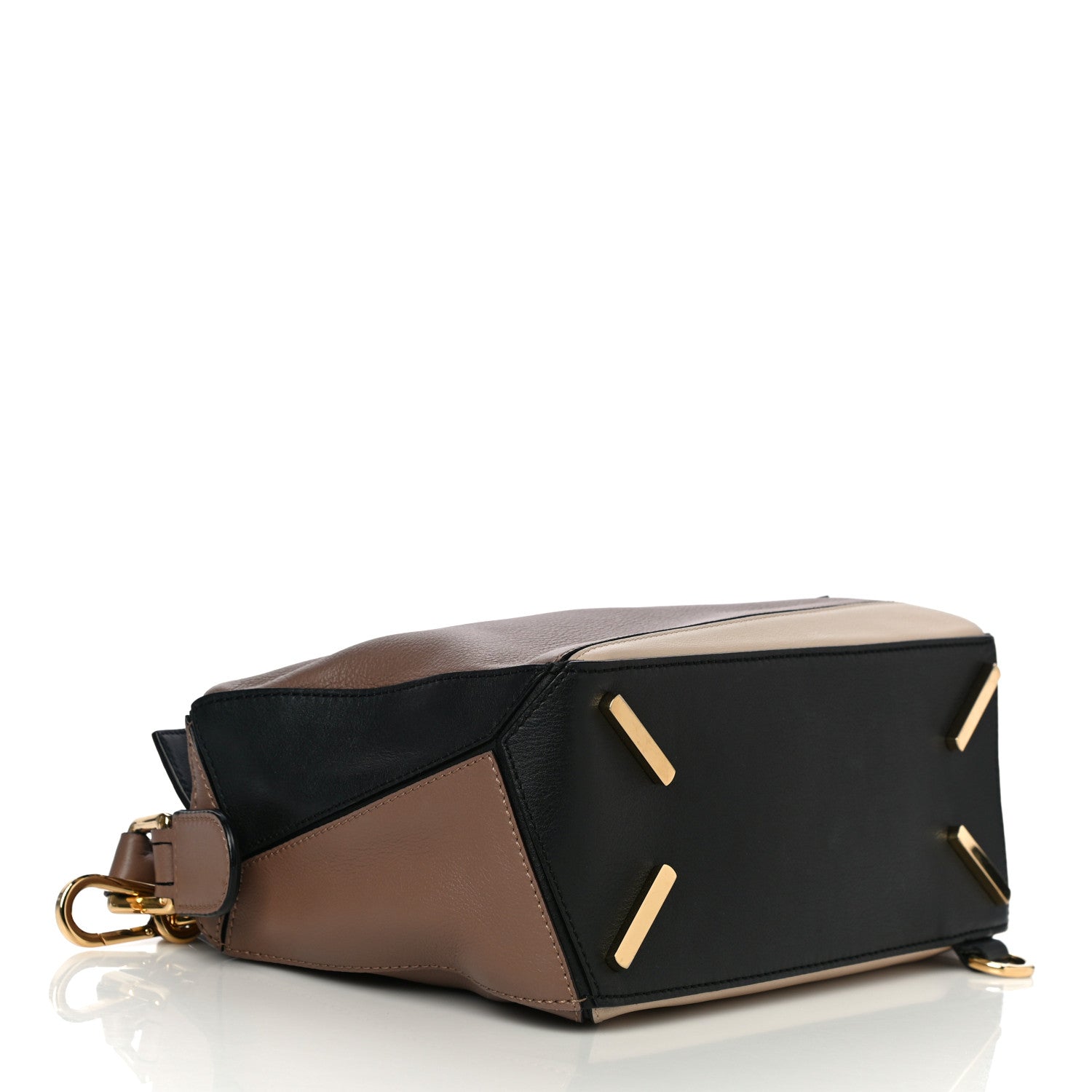 Loewe Calfskin Small Puzzle Bag Sand Hazelnut Ash 4 of 14