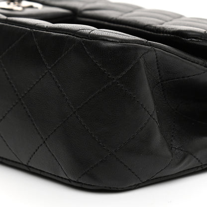 Chanel Lambskin Quilted Medium Double Flap Black 18 of 25