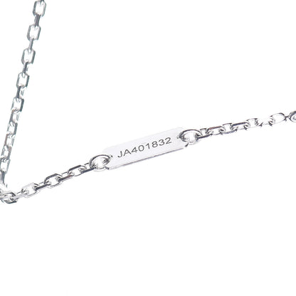 Van Cleef & Arpels 18K White Gold Diamond Small Frivole Pendant Necklace 5 of 6